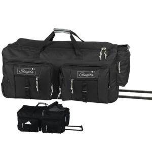 Dual Front Pocket Rolling Travel Duffel