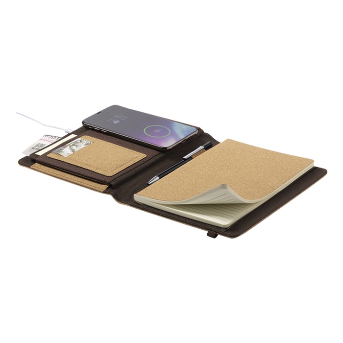 Toskan Notebook With Wireless Charger